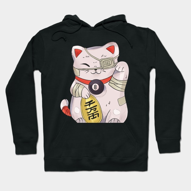 Maneki neko hoodie hotsell